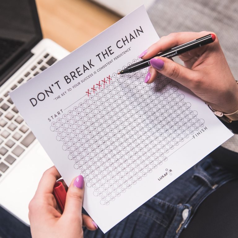 DON'T BREAK THE CHAIN: EXPLAINED 2 Dont break the chain mening and calendar image Luxafor