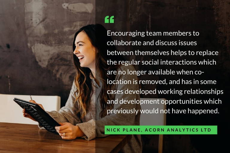 How to Help Your Team Stay Productive When Working From Home During Coronavirus: Action Plan 8 Nick Plane Quote Remote Team Members