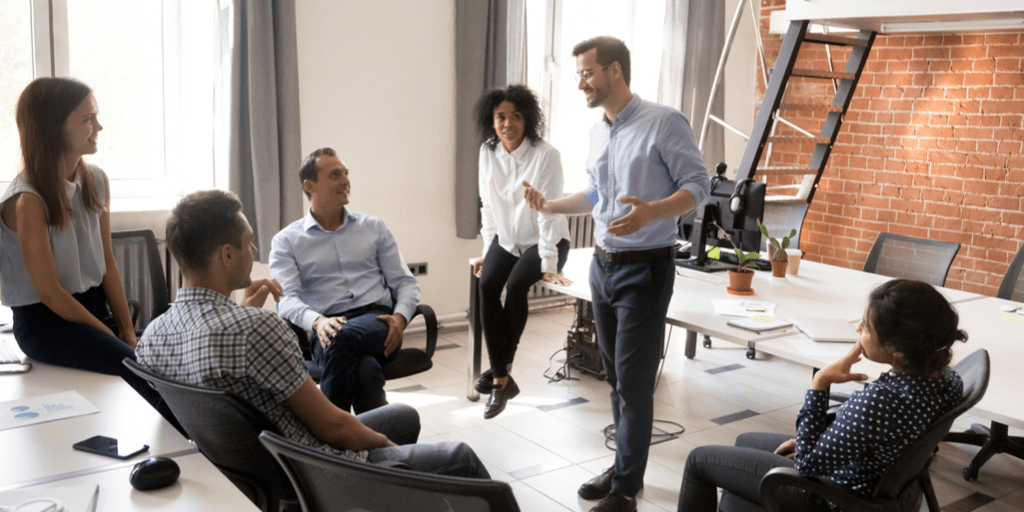 Employee happiness for business success image