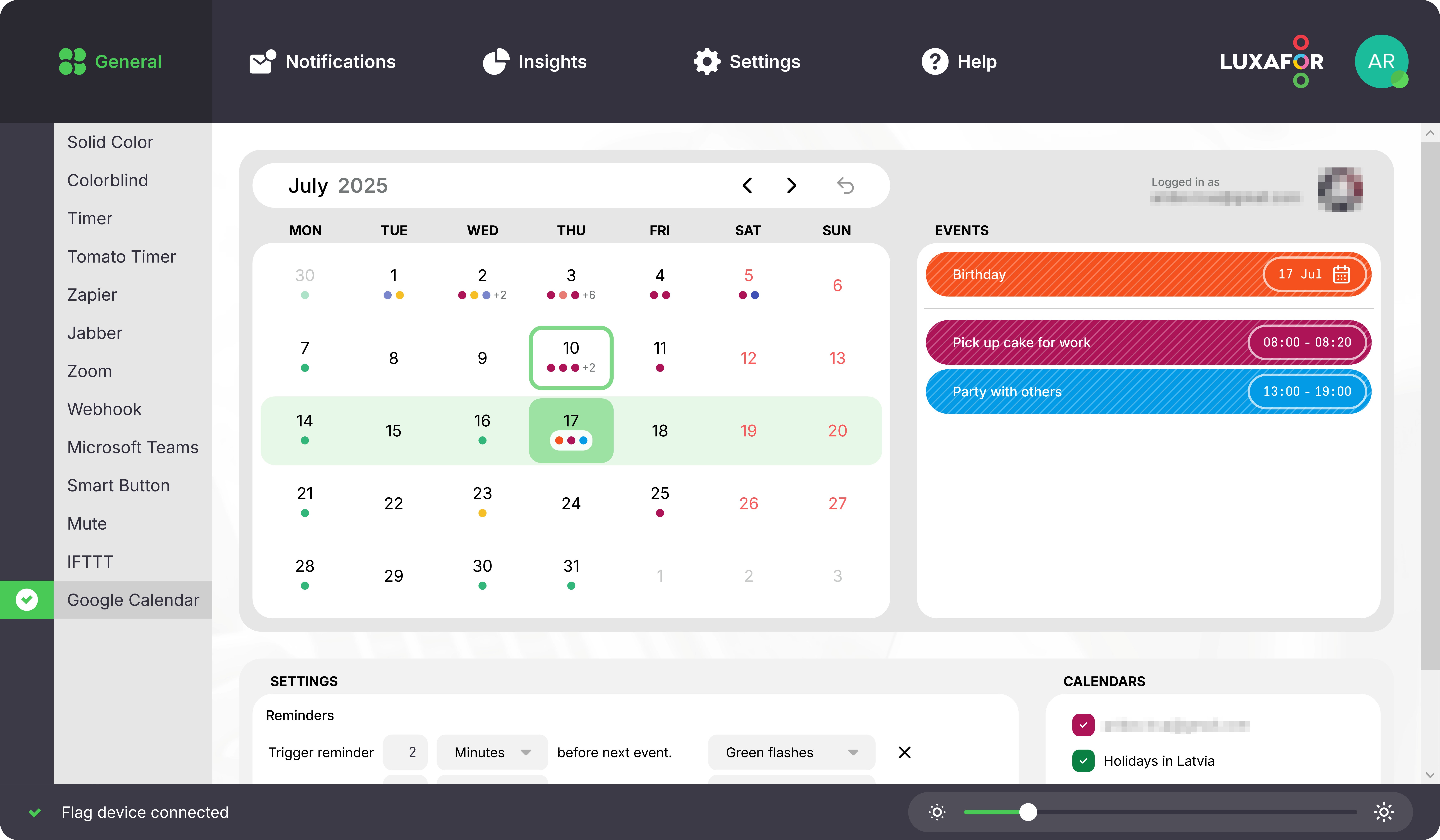 google calendar preview